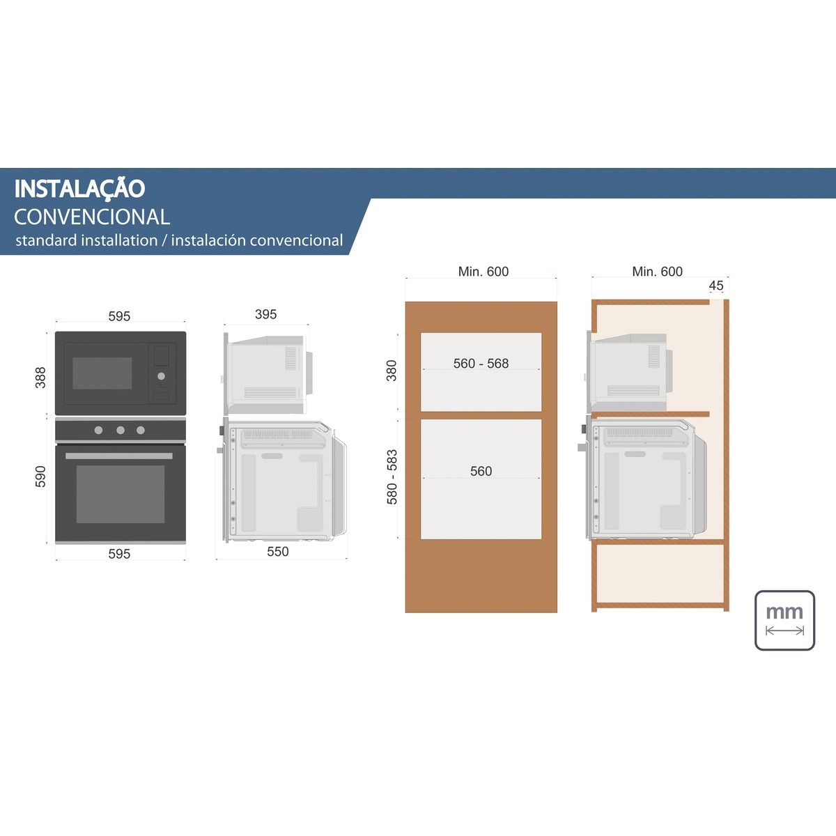 Forno GLASS BRASIL B 60 F3 - Tramontina