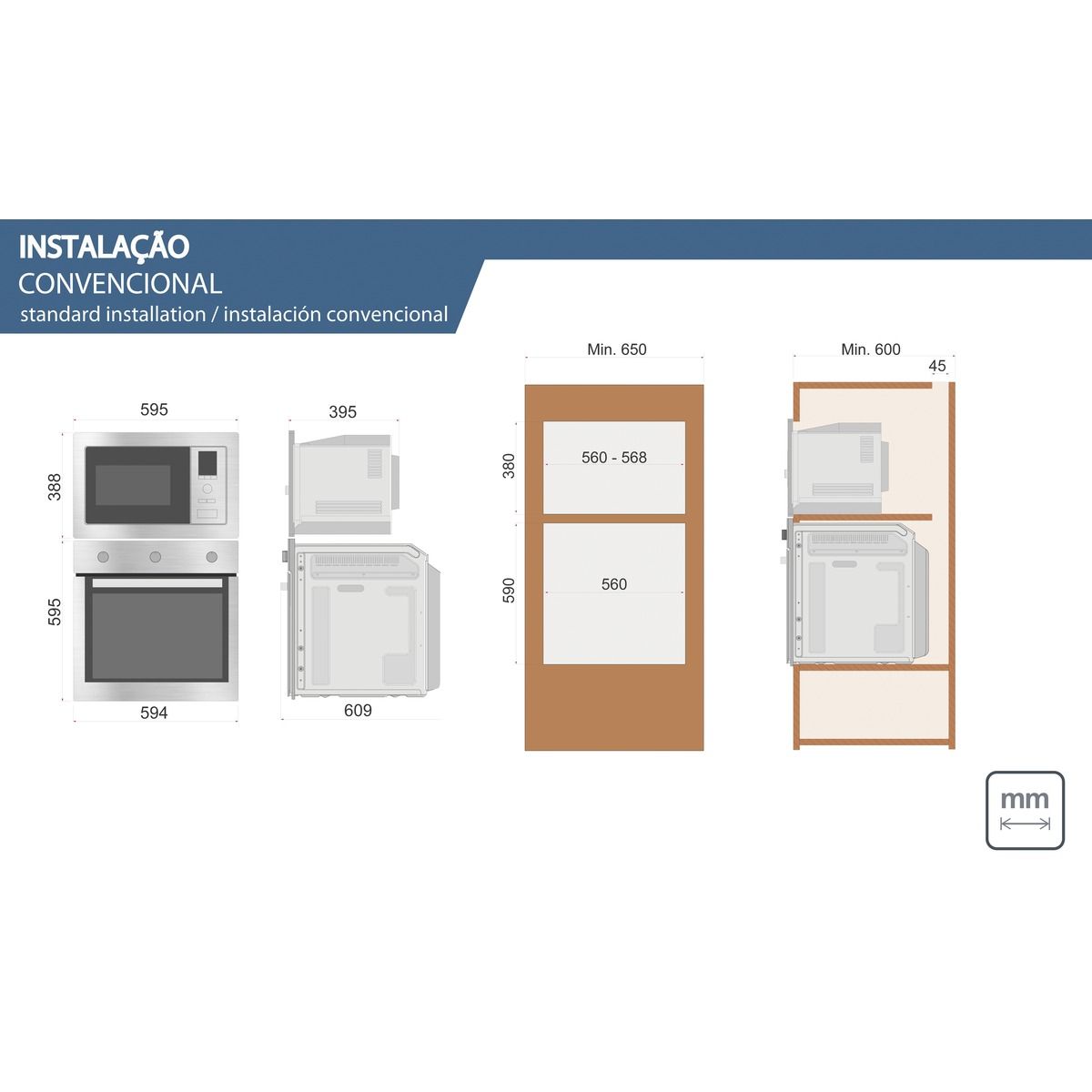 Forno Micro-ondas INOX 60 - Tramontina