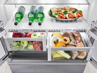 Refrigerador de embutir em Inox - Liebherr - SBS 30HS1