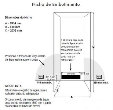 Refrigerador Linha de Piso e Embutir em Inox - Liebherr - SBS 32S1