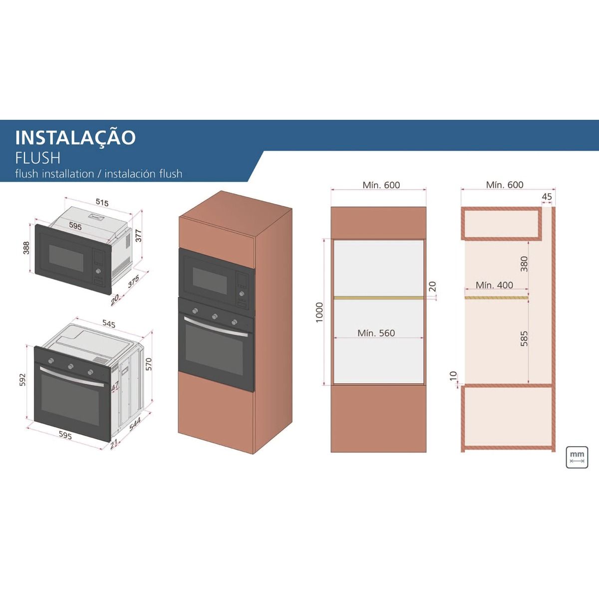 Forno NEW INOX COOK B 60 F5+ - Tramontina